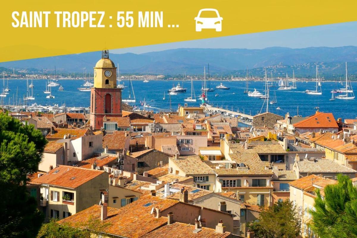 Suite Moulin De La Calade! Vue Tour Hexagonale, Coeur Du Var! Le Luc Bagian luar foto