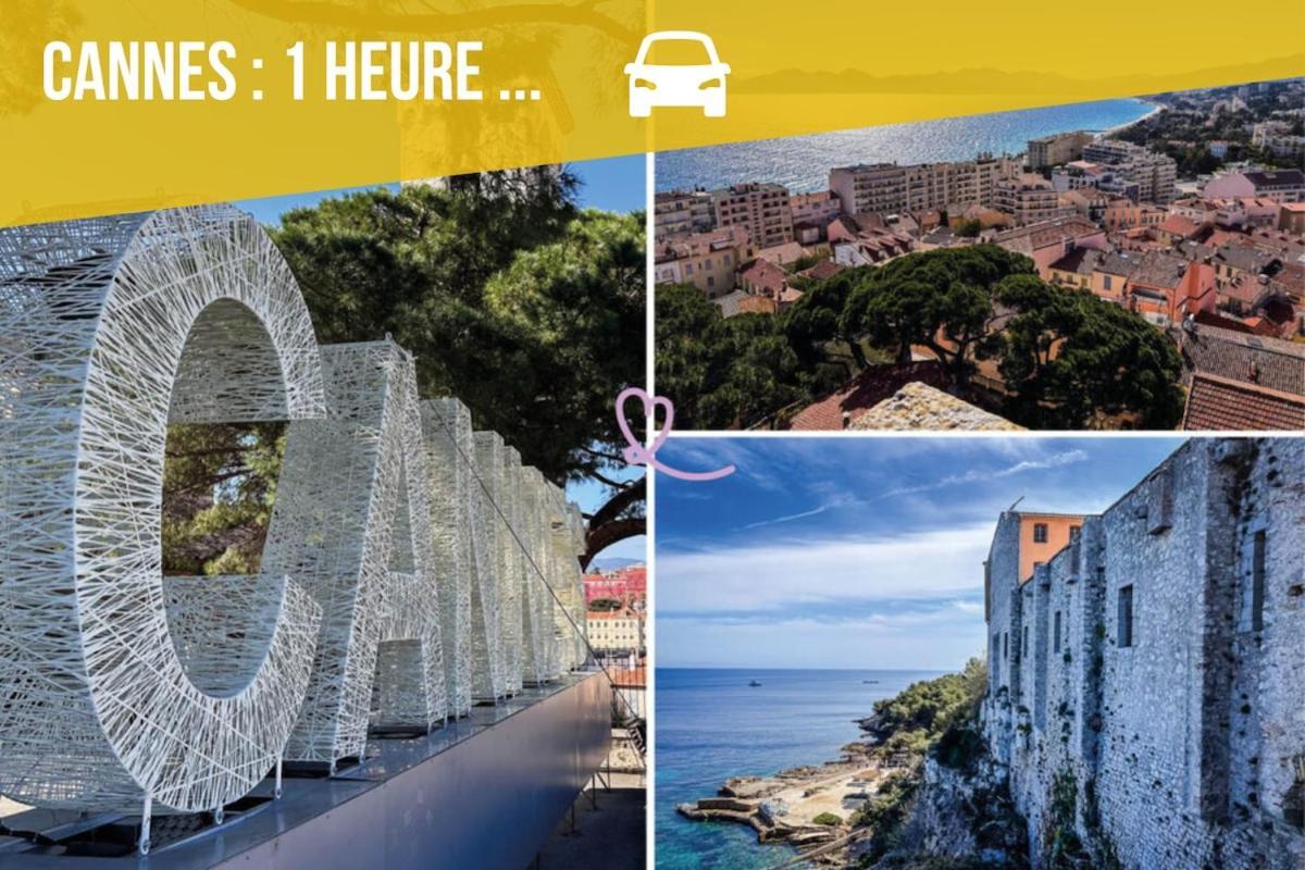 Suite Moulin De La Calade! Vue Tour Hexagonale, Coeur Du Var! Le Luc Bagian luar foto